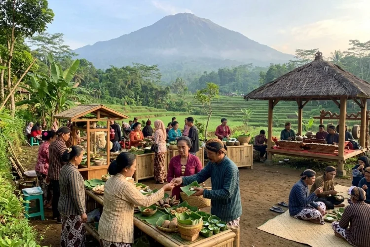 Pasar Jajanan Ndeso Lerep, Wisata Kuliner Tempo Dulu yang Unik